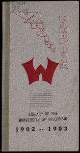 Varsity hand book of the University of Wisconsin, 1902-1903