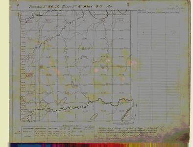 [Public Land Survey System map: Wisconsin Township 46 North, Range 04 West]