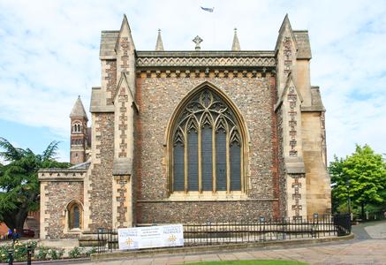 St. Albans Cathedral exterior Lady Chapel east end