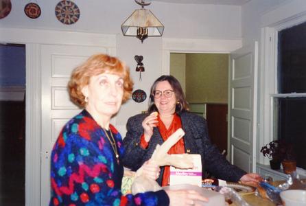 Two women in kitchen