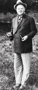 President Herbert Hoover fishing in Wisconsin