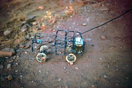 A Homemade Toy, a Wire Automobile