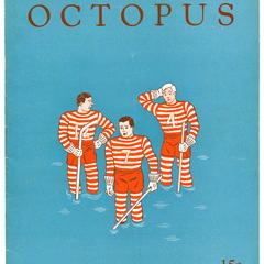 Wisconsin Octopus cover with hockey players