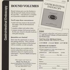 Gastrointestinal Endoscopy Journal advertisement