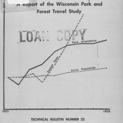 The state park visitor : a report of the Wisconsin park and forest travel study