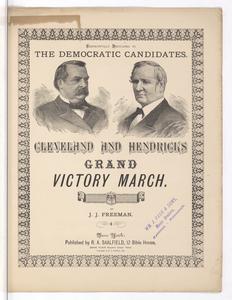 Cleveland and Hendricks' grand victory march