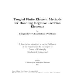 Tangled Finite Element Methods for Handling Negative Jacobian Elements