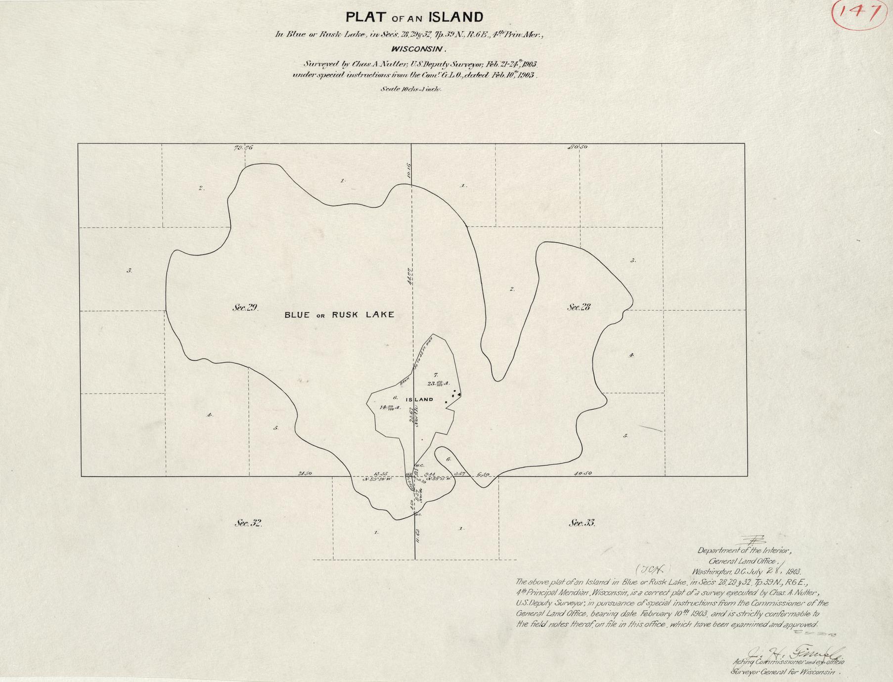 [Public Land Survey System map: Wisconsin Township 39 North, Range 06 East]