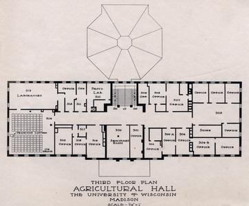Third foor plan of Agriculture Hall