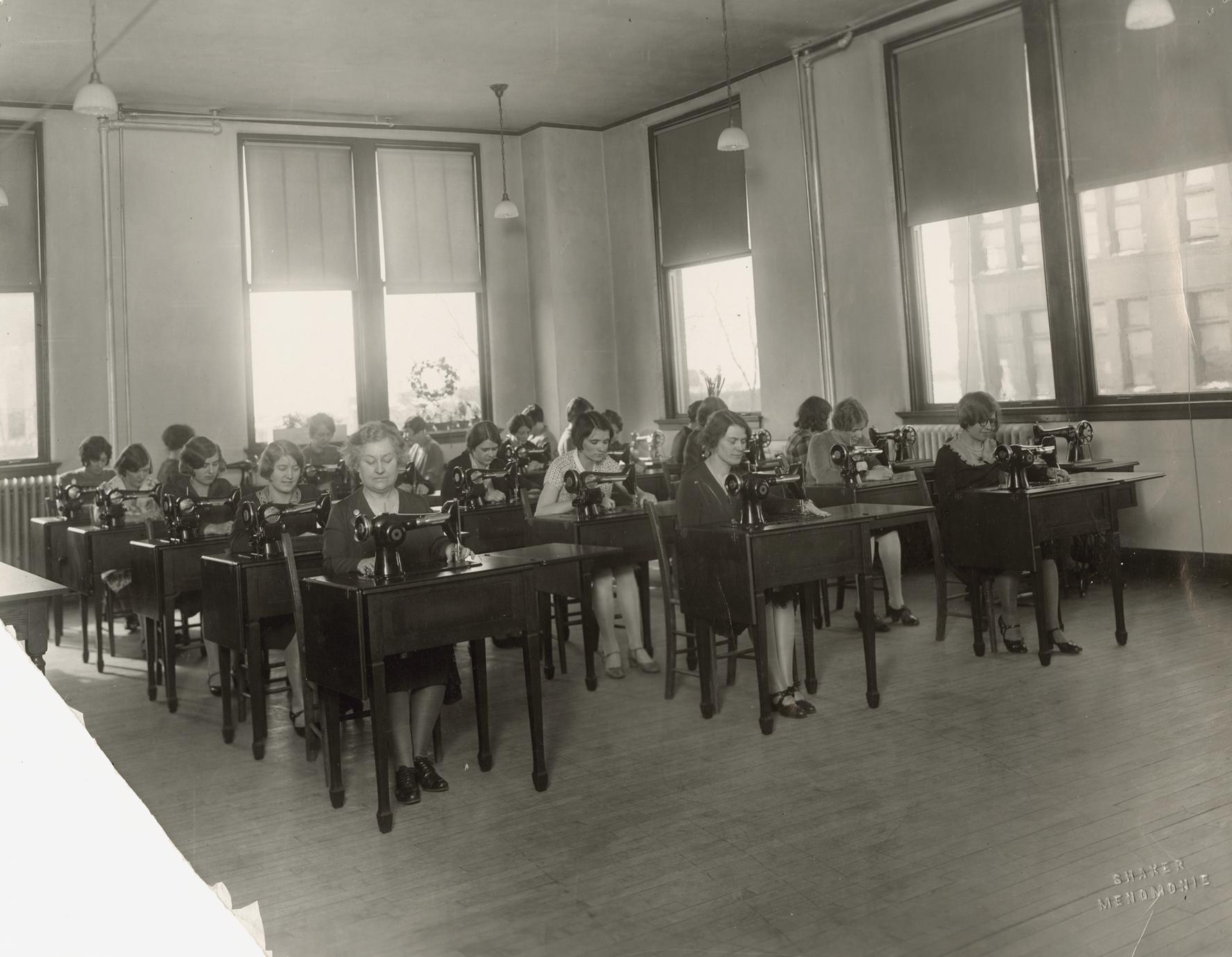Sewing classroom
