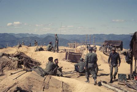 Soldiers at an airstrip