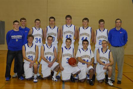 Men's basketball team, University of Wisconsin--Marshfield/Wood County, 2008