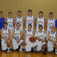 Men's basketball team, University of Wisconsin--Marshfield/Wood County, 2008
