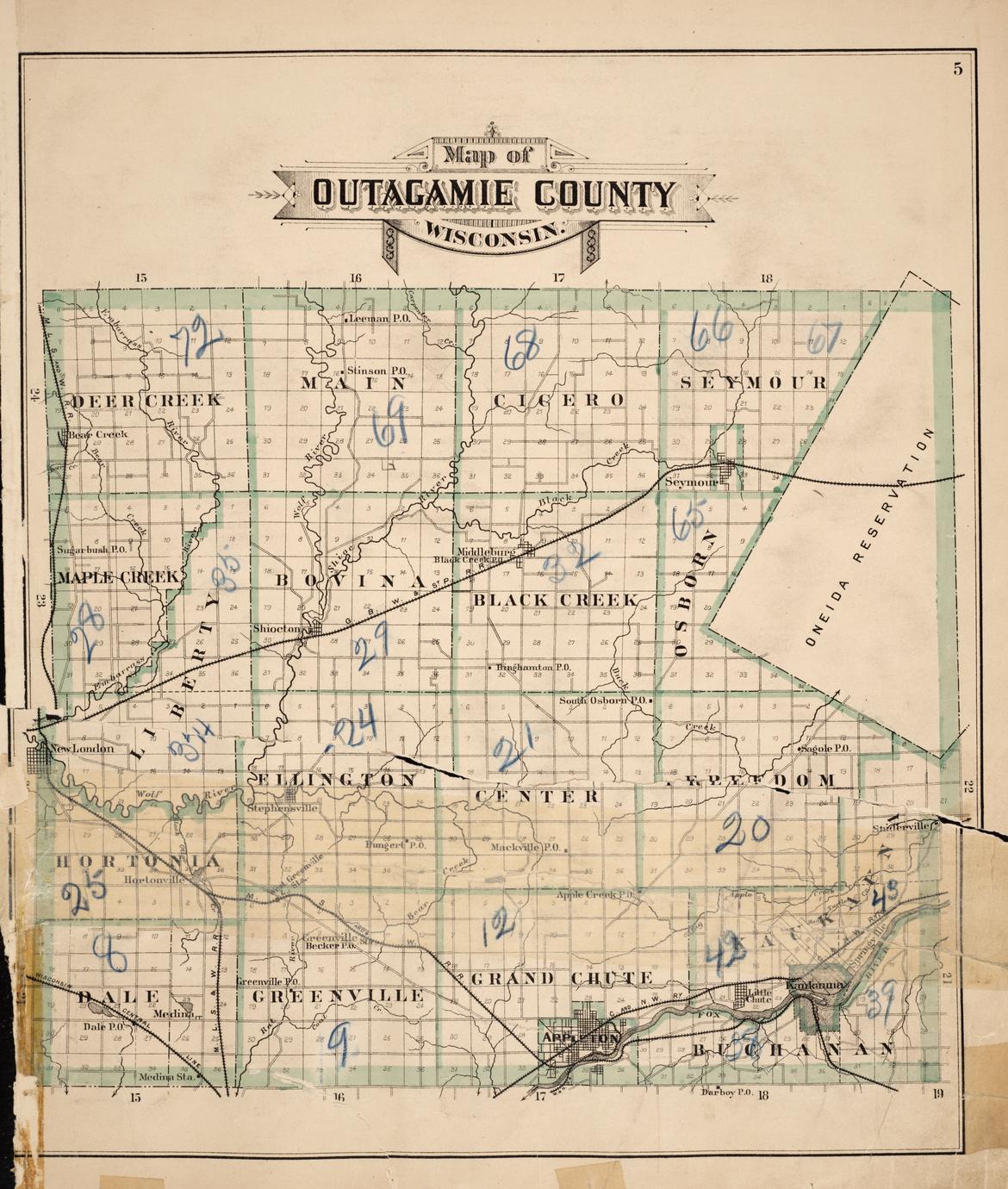 Plat book of Outagamie County, Wisconsin - Full view - UWDC - UW ...