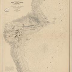 Preliminary chart of Marquette Harbor, Lake Superior