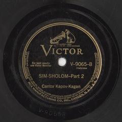Sim-Sholom - Part 2
