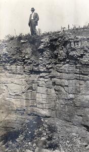 Platteville limestone beds at River Falls