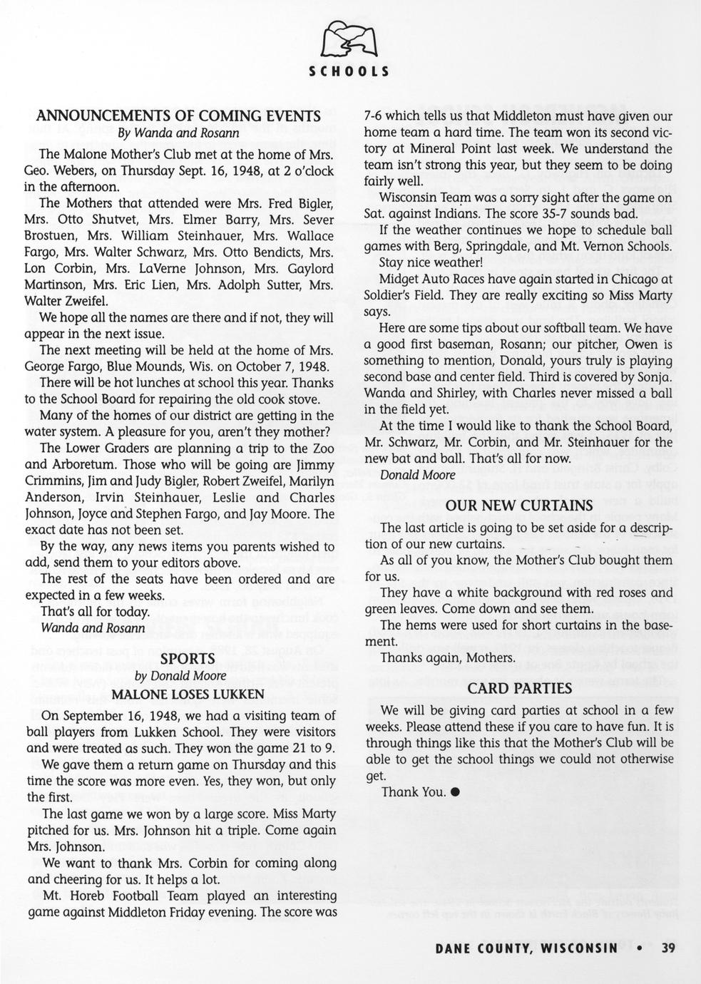 Town of Springdale, Dane County, Wisconsin 18481998 Full view