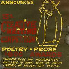 '13th Creative Writing Competition' poster