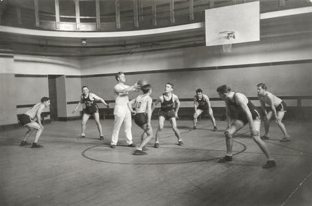 Basketball game, 1929