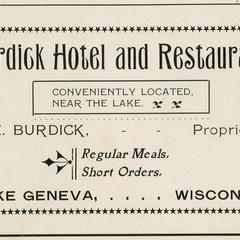 Burdick Hotel and Restaurant