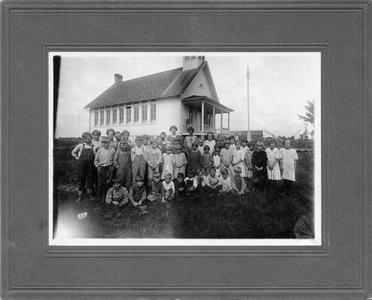 Ladd School-Town of Johnson, Marathon County, WI about 1920