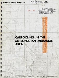 Carpooling in the metropolitan Milwaukee area