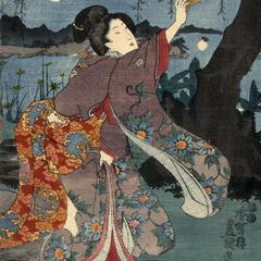 Woman Chasing Fireflies