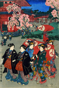 Procession of Women at the Toshogu Shrine in Ueno