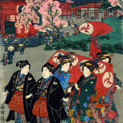 Procession of Women at the Toshogu Shrine in Ueno