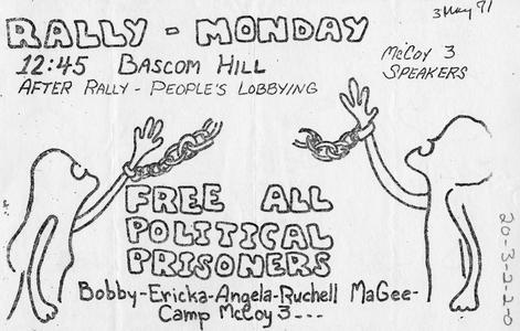Free all political prisoners rally