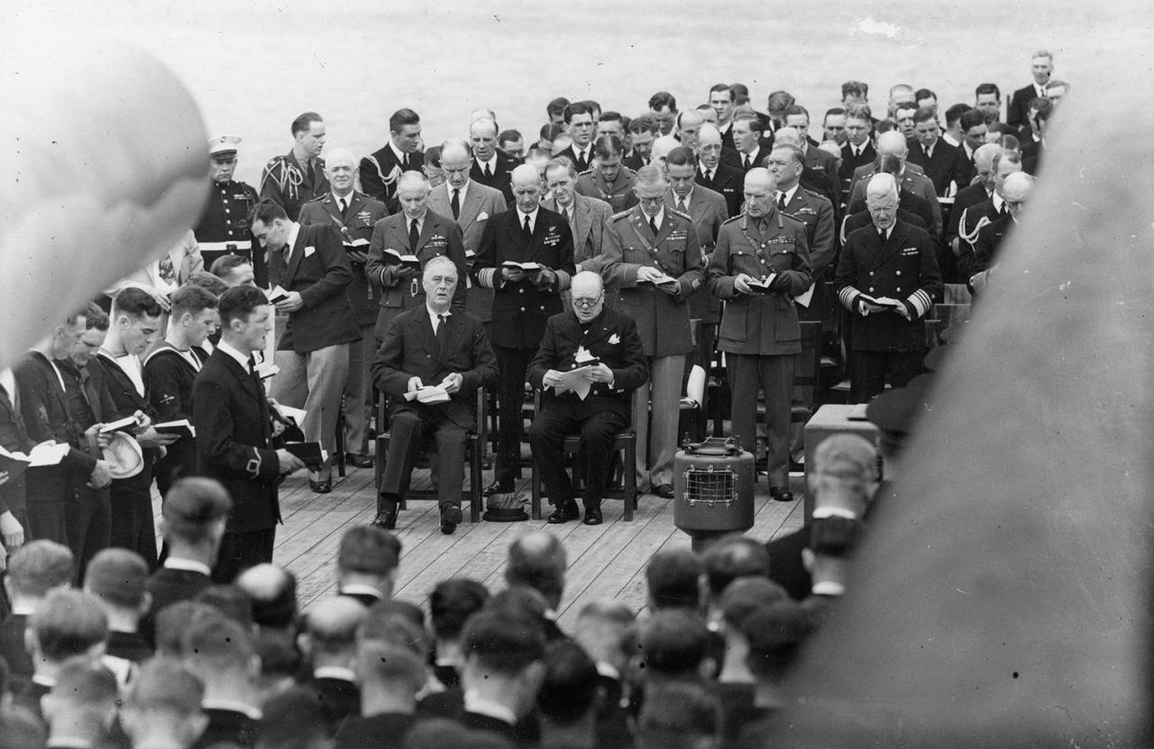 FDR and Churchill issue Atlantic Charter