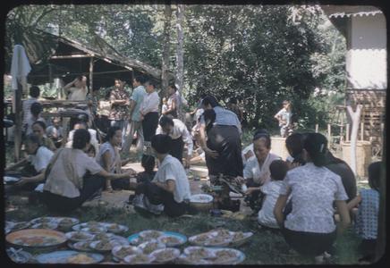 Preparing wedding feast