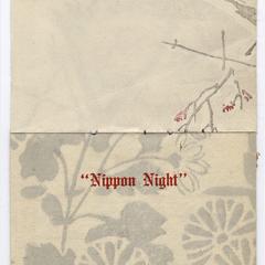 Program, Nippon Night, 1911