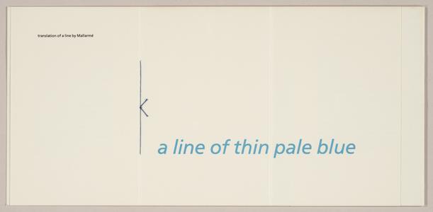 Lines of thin pale blue and red