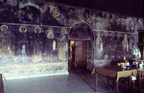 Frescos at the Xenophontos refectory