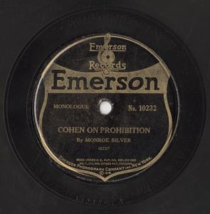 Cohen on prohibition