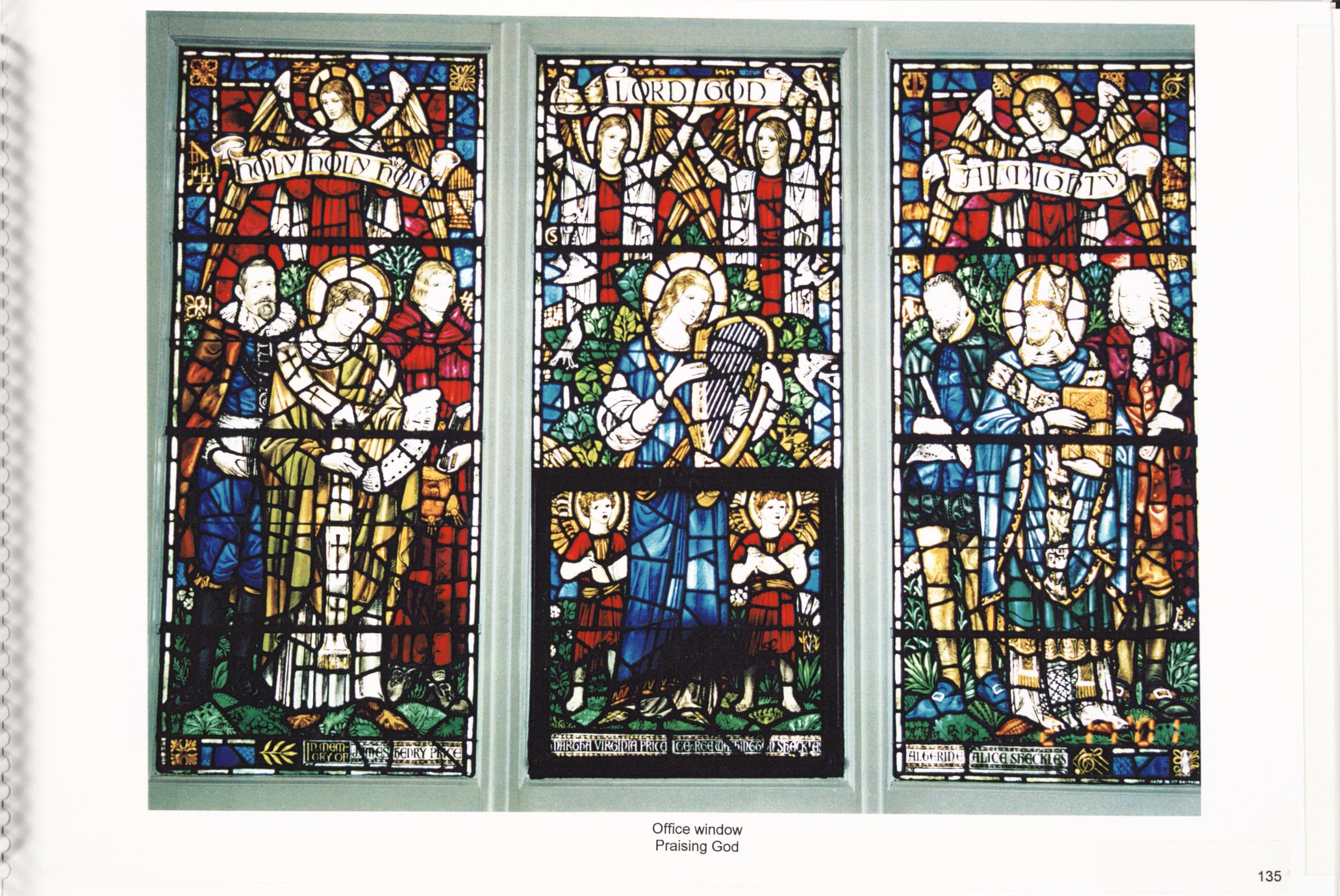 Windows of worship stained glass windows in the churches of Neenah