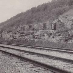 C&NW railroad cut