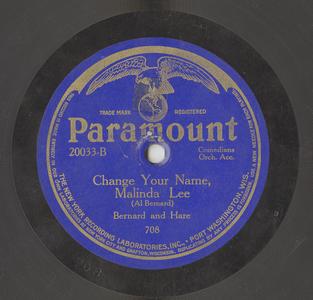 Paramount Records Discography - Collection - UWDC - UW