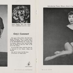 "Octy's Uninhibited Coed", Octopus, March 1958