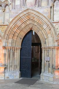 Bolton Priory exterior west entrance