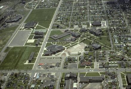 1969-72 aerial photo of campus