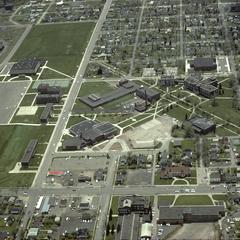 1969-72 aerial photo of campus