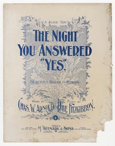 Night you answered yes!