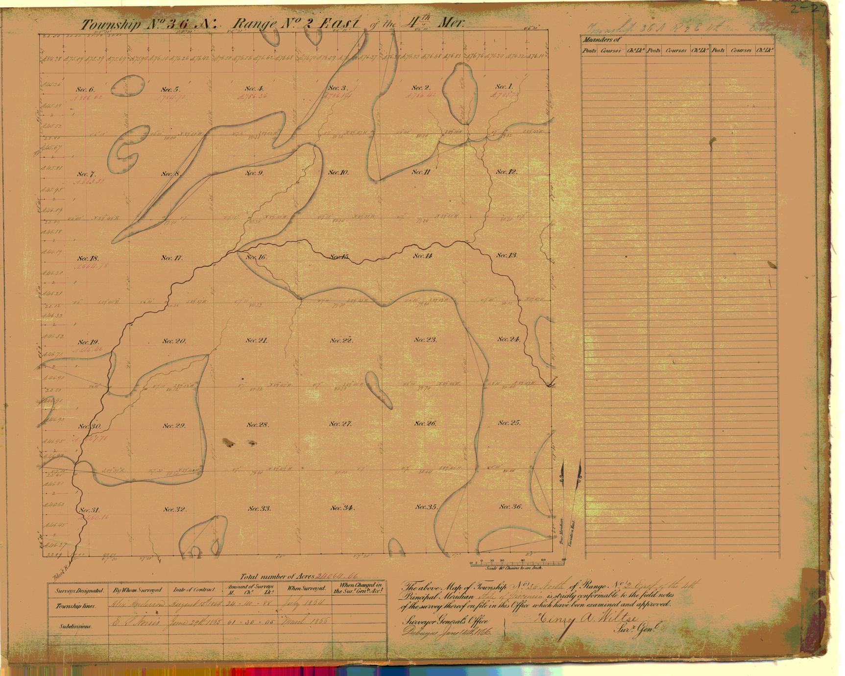[Public Land Survey System map: Wisconsin Township 36 North, Range 02 East]