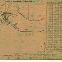 [Public Land Survey System map: Wisconsin Township 24 North, Range 17 West]