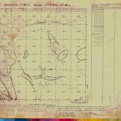 [Public Land Survey System map: Wisconsin Township 17 North, Range 07 West]
