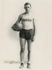 Men's basketball captain John Plenke