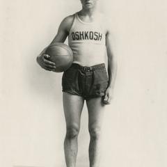 Men's basketball captain John Plenke